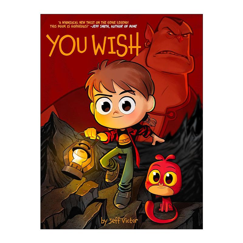 英文原版 You Wish 你许愿吧 儿童奇幻冒险漫画 Jeff Victor 英文版 进口英语原版书籍