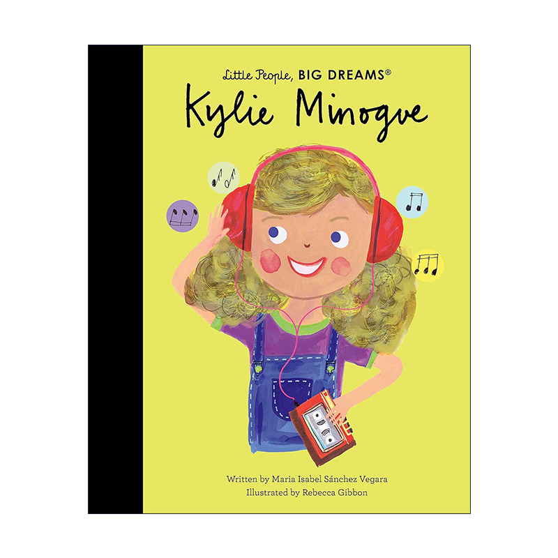 英文原版 Little People Big Dreams Kylie Minogue 小人物大梦想儿童精装绘本 澳大利亚女歌手凯丽·米诺 英文版进口英语原版书籍