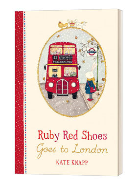 Ruby Red Shoes Goes To London 红鞋子露比 游伦敦 精装 英文原版儿童英语启蒙认知图画故事书 英文版 进口英语绘本书籍