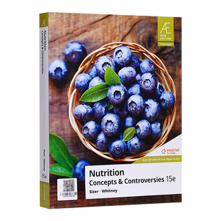 营养学 概念和争议 第15版 AE Nutrition Concepts & Controversies 英文原版科学科普读物 进口英语书籍