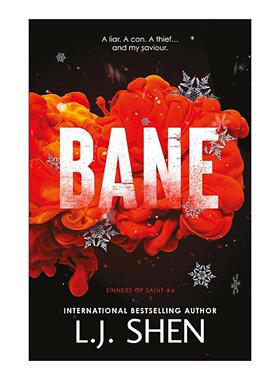英文原版 Bane 灾星 北美晋江浪漫爱情小说 Sinners of Saint系列 4 英文版 进口英语原版书籍