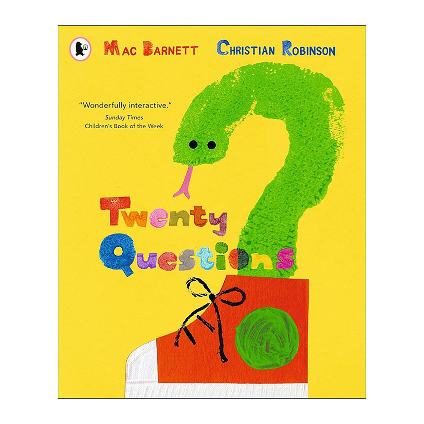 英文原版 Twenty Questions 20个问题 儿童科学科普百科绘本 凯迪克奖得主Mac Barnett 英文版 进口英语原版书籍