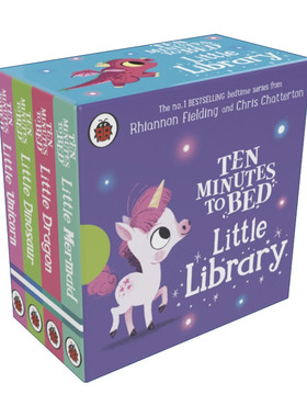 英文原版 Ten Minutes to Bed Bedtime Little Library 十分钟睡前故事系列 小小图书馆 纸板书 英文版 进口英语原版书籍