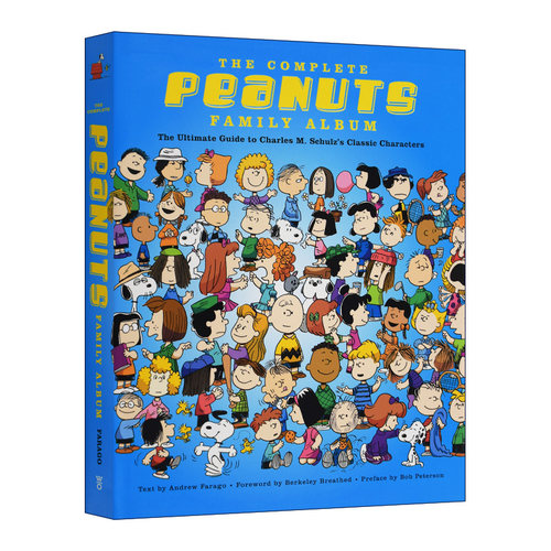 The Complete Peanuts Family Album 花生漫画角色指南 史努比 英文原版漫画读物 进口英语书籍