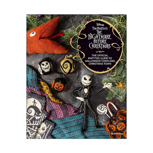 英文原版 Disney Tim Burton's The Nightmare Before Christmas 迪士尼蒂姆伯顿节前的噩梦 官方编织指南 精装 进口英语原版书籍