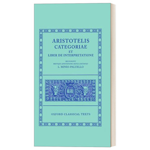 英文原版 Aristotle Categoriae et Liber de Interpretatione 亚里士多德 范畴篇 解释篇 牛津古典文库 精装 希腊语原版 进口书