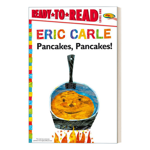 英文原版 Pancakes  Pancakes! 煎饼 煎饼 Ready-to-Read Level 1分级读物 Eric Carle 卡尔爷爷儿童绘本 英文版 进口英语原版书籍