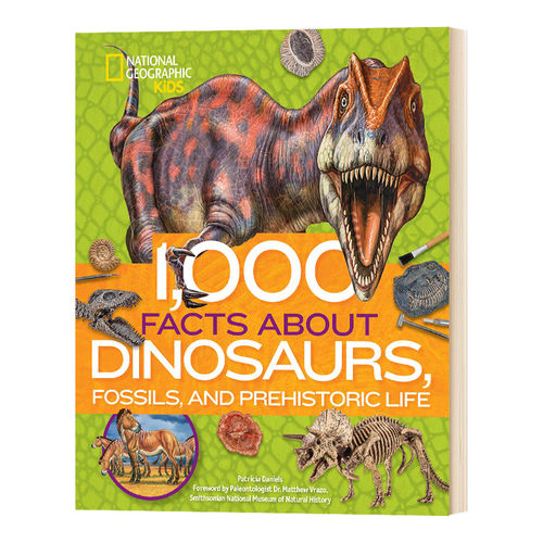 化石和史前生命的1000个事实 1000 Facts About Dinosaurs Fossils and Prehistoric Life 英文原版儿童科普读物 进口英语绘本书籍
