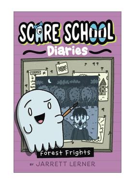 英文原版 Forest Frights 恐惧森林 惊吓学校日记2 捣蛋鬼巴什 章节书 英文版 进口英语原版书籍