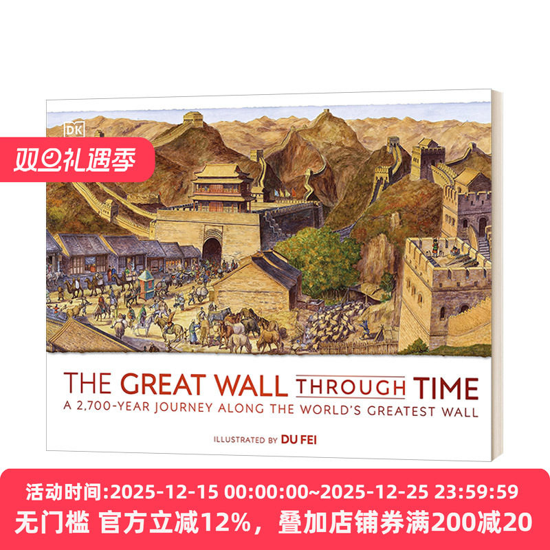 The Great Wall Through Time 穿越时空的长城 精装 英文原版儿童绘本 进口英语书籍
