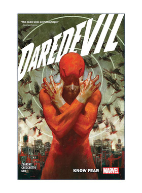英文原版 Daredevil By Chip Zdarsky Vol.1 Know Fear 超胆侠 卷一 漫威漫画 夜魔侠 英文版 进口英语原版书籍