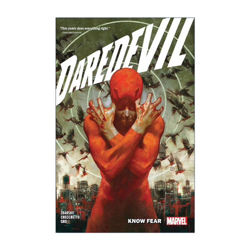 英文原版 Daredevil By Chip Zdarsky Vol.1 Know Fear 超胆侠 卷一 漫威漫画 夜魔侠 英文版 进口英语原版书籍