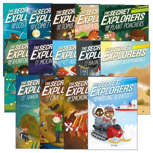 The Secret Explorers 秘密探险家系列1-14册 英文原版儿童章节桥梁书 - 封面
