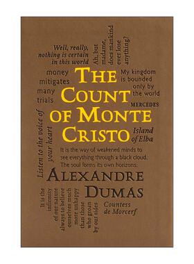 英文原版 Count of Monte Cristo 基督山伯爵 第2版 软精装皮质封面词云经典 Word Cloud Classics 英文版 进口英语原版书籍