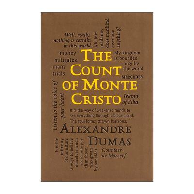 英文原版 Count of Monte Cristo 基督山伯爵 第2版 软精装皮质封面词云经典 Word Cloud Classics 英文版 进口英语原版书籍