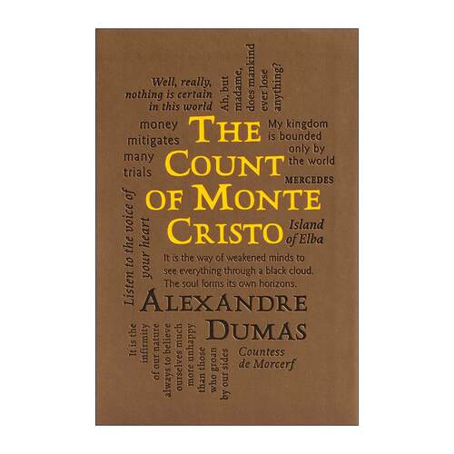 英文原版 Count of Monte Cristo 基督山伯爵 第2版 软精装皮质封面词云经典 Word Cloud Classics 英文版 进口英语原版书籍