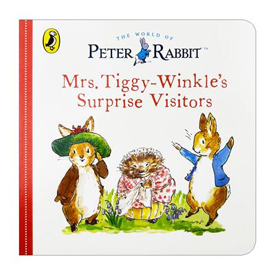 英文原版 Mrs.Tiggy-Winkle's Surprise Visitors 彼得兔系列绘本 刺猬太太的惊喜访客 小开本儿童便携纸板书 英文版