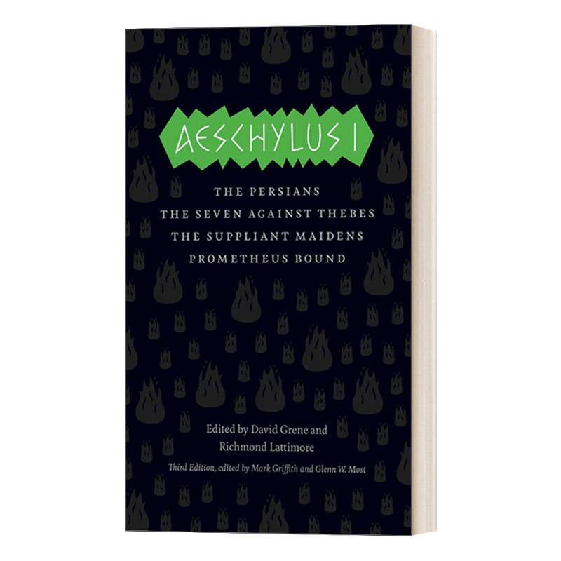 英文原版 Aeschylus I 希腊三大悲剧大师之埃斯库罗斯1 波斯人 七将攻忒拜 乞援人 被缚的普罗米修斯 英文版 进口英语原版书籍