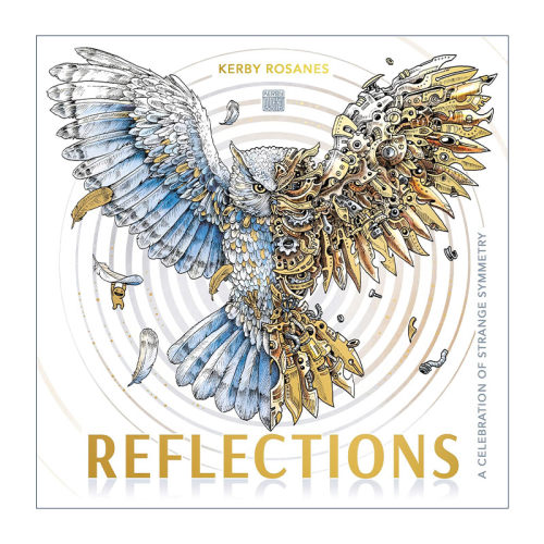 英文原版 Reflections 对称 填色寻物 着色涂色书 绘本 漫画 艺术 Kerby Rosanes 英文版 进口英语原版书籍
