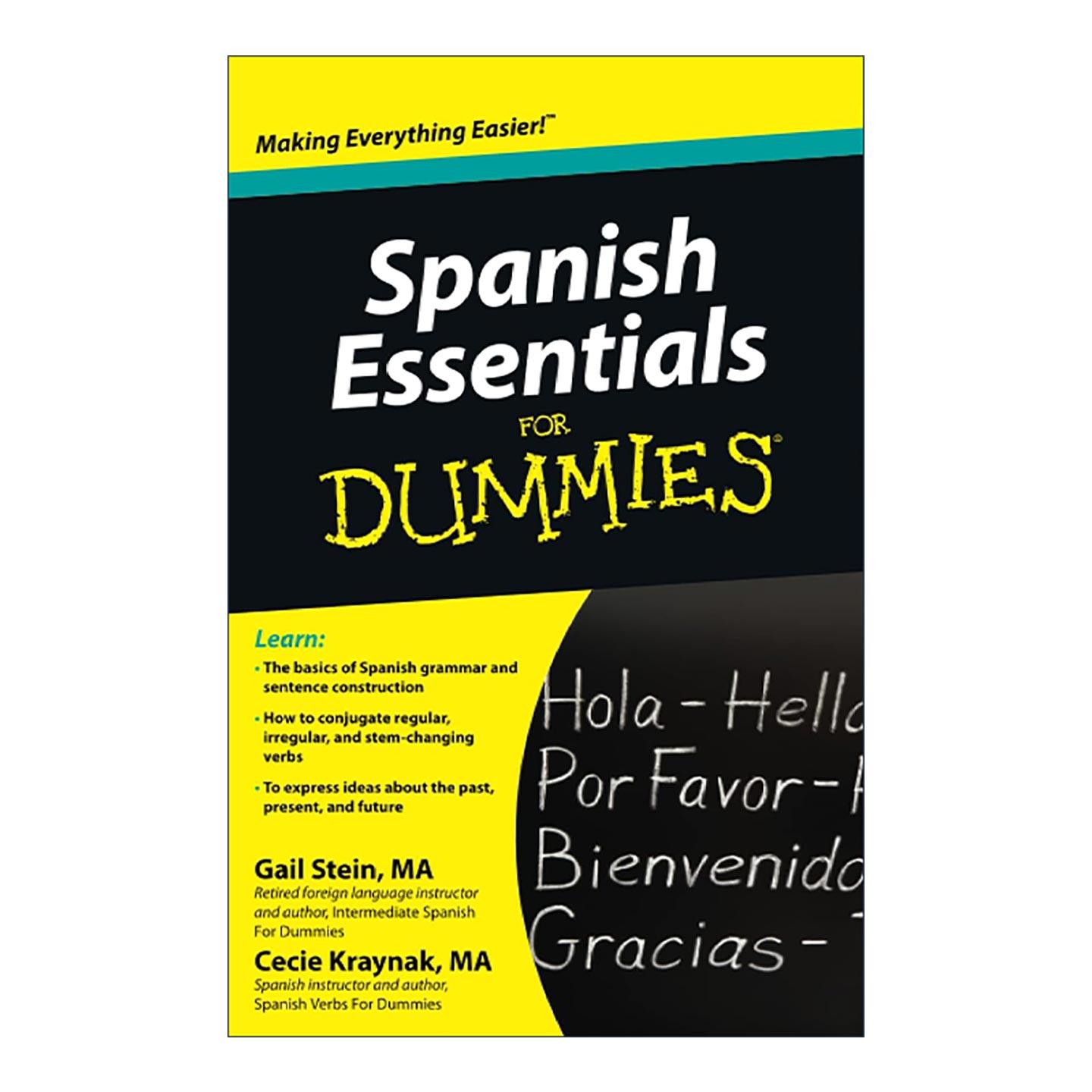 英文原版 Spanish Essentials For Dummies 西班牙入门必备 英文版 进口英语原版书籍