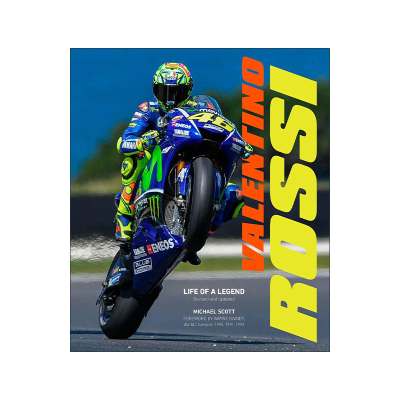 英文原版 Valentino Rossi 意大利摩托车赛车手瓦伦蒂诺·罗西 传奇生涯 精装传记画册第二版 英文版 进口英语原版书籍