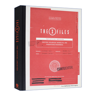 英文原版 The X-Files The Official Archives X档案案件卷宗 剧集设定 精装 英文版 进口英语原版书籍