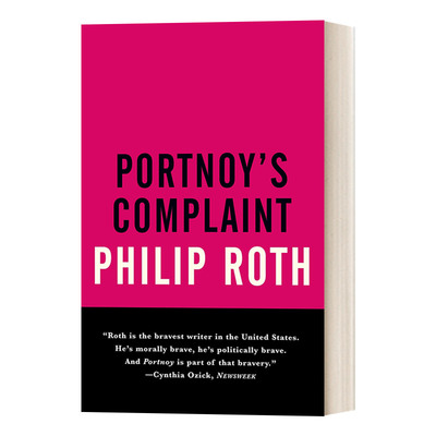 英文原版小说 Portnoy's Complaint Vintage International 波特诺伊的怨诉 Philip Roth菲利普·罗斯 英文版 进口英语原版书籍