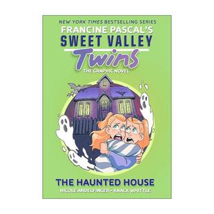 英文原版 Sweet Valley Twins 04 The Haunted House 甜谷双胞胎系列4 闹鬼的房子 儿童幽默全彩漫画 英文版 进口英语原版书籍
