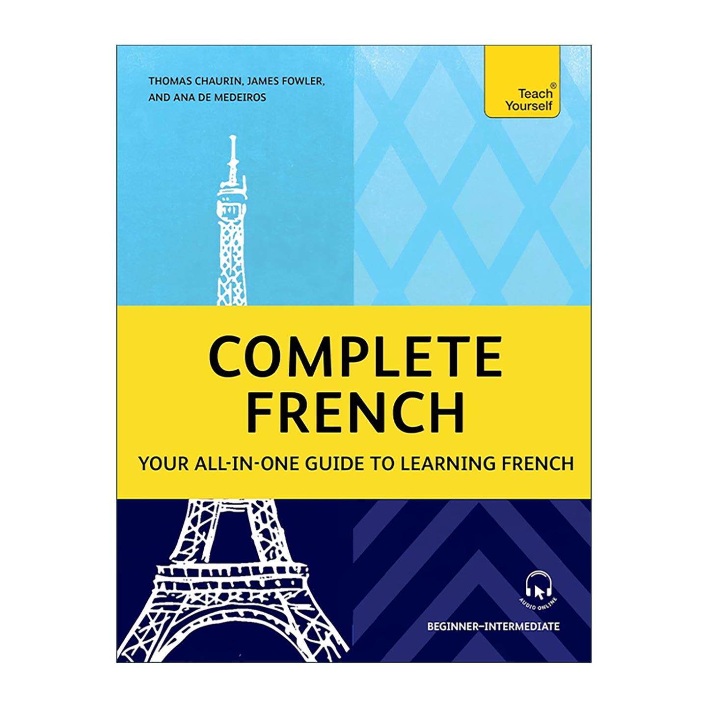 英文原版 Complete French 法语完全自学教程 零基础至中级 附APP音频 Teach Yourself 英文版 进口英语原版书籍
