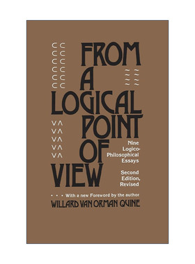 英文原版 From a Logical Point of View 从逻辑的观点看 蒯因哲学文集 英文版 进口英语原版书籍