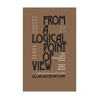 英文原版 From a Logical Point of View 从逻辑的观点看 蒯因哲学文集 英文版 进口英语原版书籍