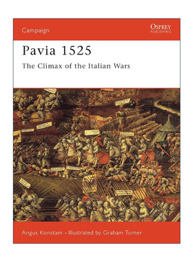 英文原版 Pavia 1525 意大利战争帕维亚战役 战争历史系列 英文版 进口英语原版书籍