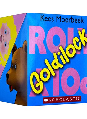 英文原版 Roly Poly Pop-Up Goldilocks 神奇方块翻转书之金发姑娘 英文版 进口英语原版书籍