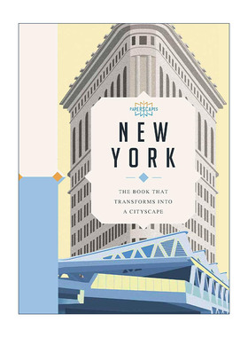 英文原版 Paperscapes New York 纸上风采 纽约 精装礼物书 精装 英文版 进口英语原版书籍