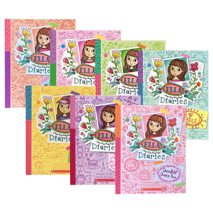 艾拉日记7册 Ella Diaries 英文原版儿童章节桥梁书 卡通唯美风格 女孩漫画小说 课外阅读进口英语书籍
