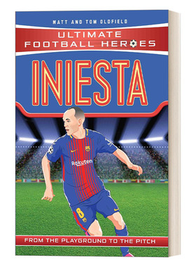 超级足球明星人物传记 安德雷斯伊涅斯塔 Iniesta Ultimate Football Heroes 英文原版儿童科普百科 进口英语书籍