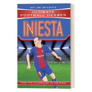 超级足球明星人物传记 安德雷斯伊涅斯塔 Iniesta Ultimate Football Heroes 英文原版儿童科普百科 进口英语书籍
