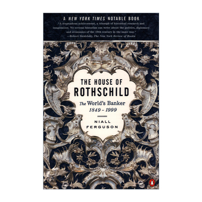 英文原版 The House of Rothschild The World's Banker 1849-1999 罗斯柴尔德家族 卷二 世界的银行家 1849-1999 进口英语书籍