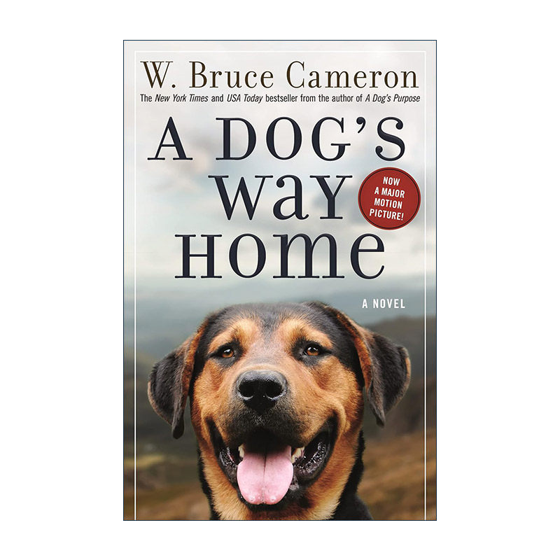英文原版 A Dog's Way Home 一条狗的回家路 只想陪在你身边 英文版 进口英语原版书籍