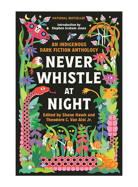 英文原版 Never Whistle at Night 晚上不要吹口哨 短篇恐怖小说选集 Shane Hawk 英文版 进口英语原版书籍