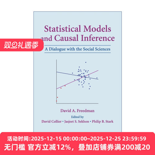 英文原版 Statistical Models and Causal Inference 统计模型与因果推断 David A. Freedman 英文版 进口英语原版书籍