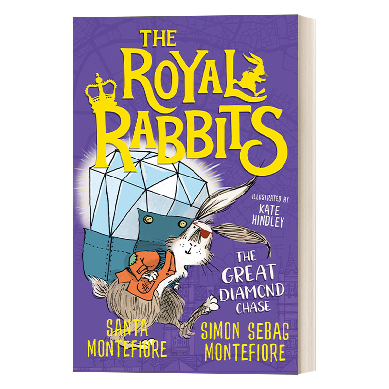 英文原版 The Royal Rabbits The Great Diamond Chase 皇家兔3 钻石大盗 耶路撒冷三千年作者 英文版 进口英语原版书籍