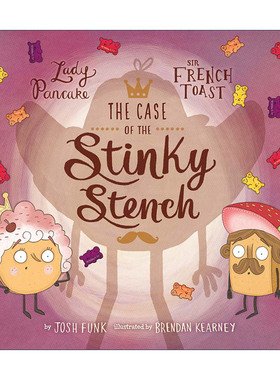 英文原版 Case of the Stinky Stench 薄饼夫人与吐司先生2 精装绘本 英文版 进口英语原版书籍