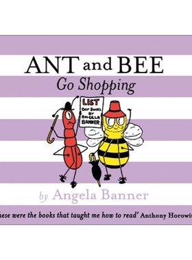 Ant And Bee Go Shopping 蚂蚁和蜜蜂 去购物 儿童彩色单词故事书精装