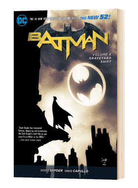 Batman 2011-2016 Vol. 6 Graveyard Shift The New 52 蝙蝠侠卷6 墓地转移 英文原版漫画 进口书籍