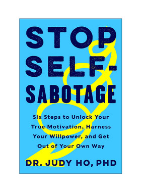 英文原版 Stop Self-Sabotage 停止自我破坏 摆脱内耗6步打造高效行动力 精装 英文版 进口英语原版书籍