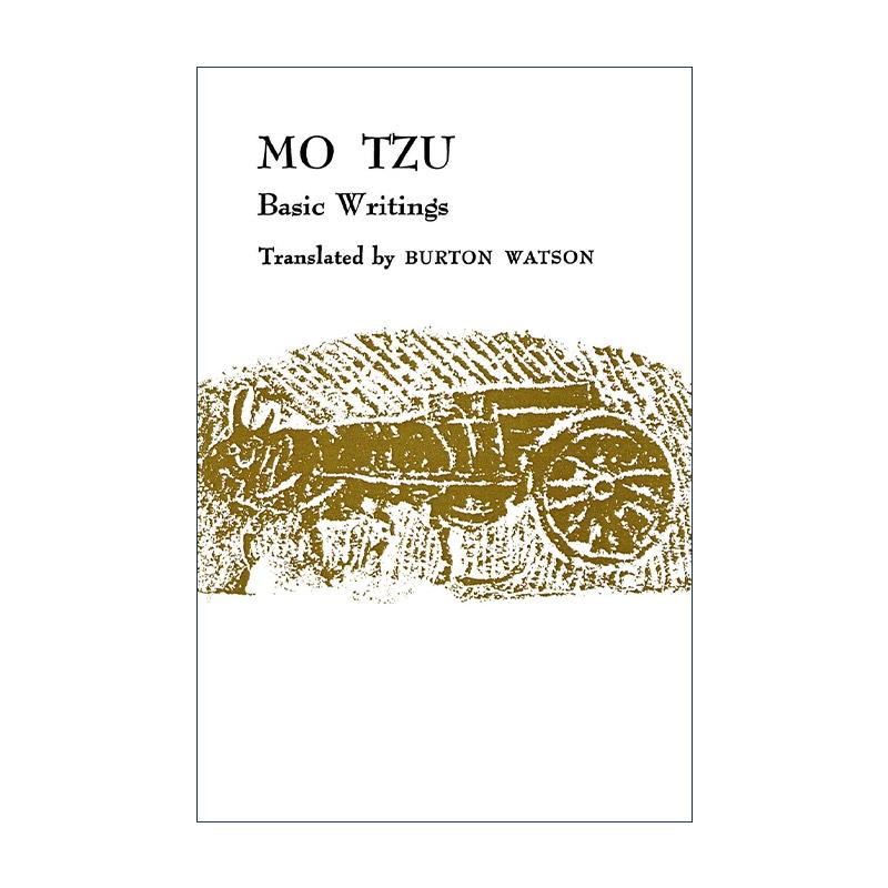 英文原版 Mo Tzu 墨子 基本著作 华兹生译 经典文学 哲学 英文版 进口英语原版书籍