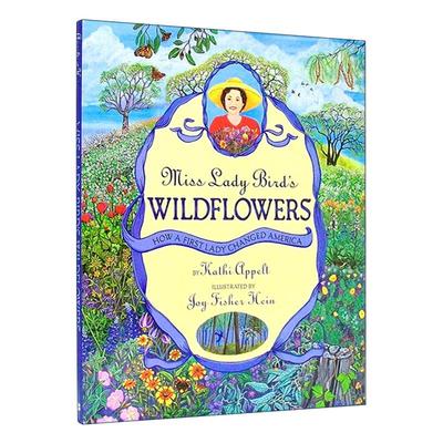 英文原版 Miss Lady Bird's Wildflowers伯德小姐的野花 克劳迪娅·约翰逊童年传记 精装 英文版 进口英语原版书籍