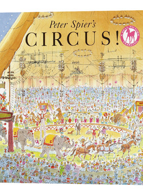 彼得·施皮尔的马戏团 Peter Spier'S Circus 英文原版儿童马戏团知识科普 进口英语绘本书籍