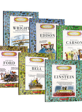 伟大的发明家和科学家6本套装 英文原版人物传记 Getting to Know the World's Greatest Inventors and Scientists英文版爱因斯坦